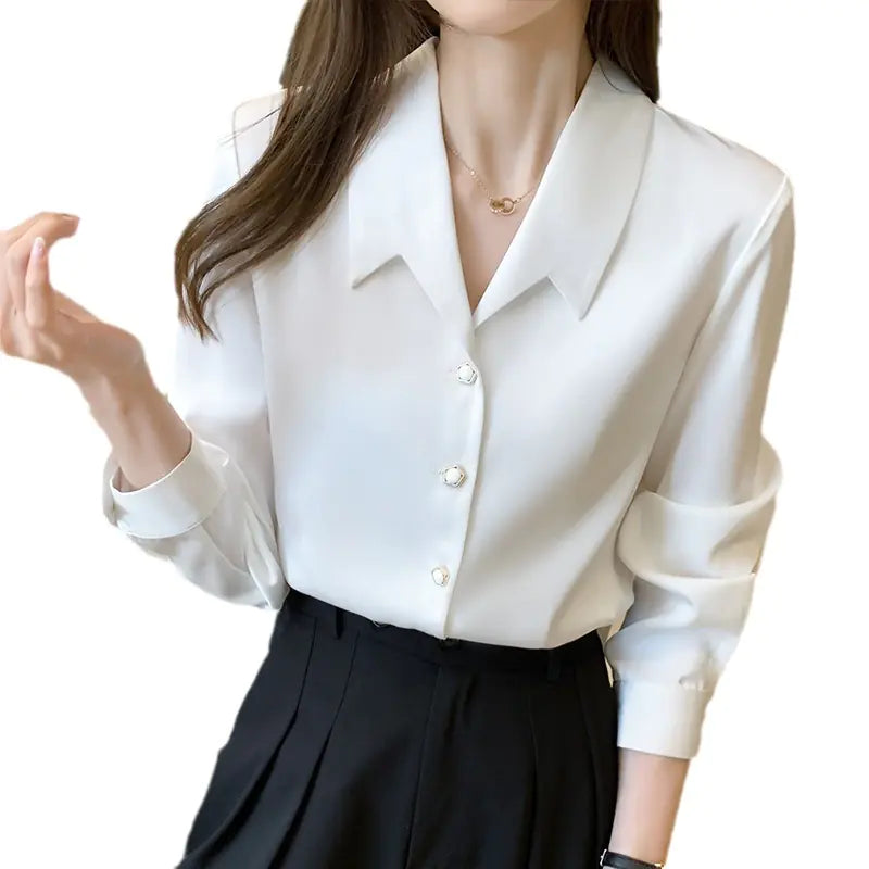 Sleek Satin Shirt for Stylish Women