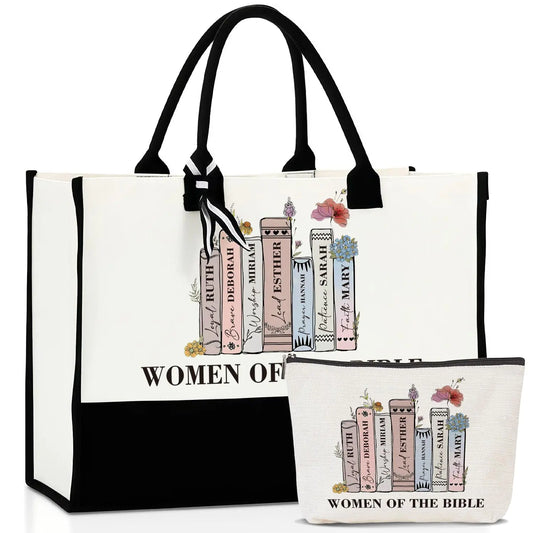 Faithful Femme Bible Verse Tote Set