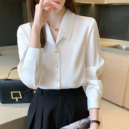 Sleek Satin Shirt for Stylish Women